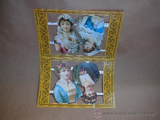 Collezionismo Figurine ritagliate antiche: Cromos victorianos