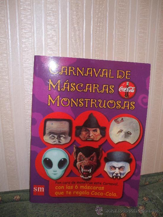 Collectionnisme Cartes &agrave; collectionner massicot&eacute;es anciennes: Caretas troqueladas mascaras de carnaval monstruosas