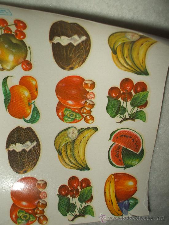Coleccionismo cromos troquelados antiguos: Hoja de calcomanias a&ntilde;os 60 - Foto 1