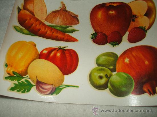 Collectionnisme Cartes &agrave; collectionner massicot&eacute;es anciennes: Hoja de calcomanias a&ntilde;os 60
