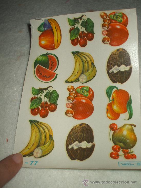 Coleccionismo cromos troquelados antiguos: Hoja de calcomanias a&ntilde;os 60 - Foto 1