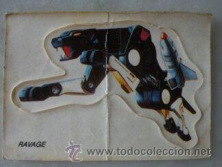 Coleccionismo cromos troquelados antiguos: PEGATINA DE TRANSFORMES {RAVANGE} - Foto 1