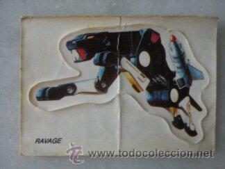 Coleccionismo cromos troquelados antiguos: PEGATINA DE TRANSFORMES {RAVANGE} - Foto 2