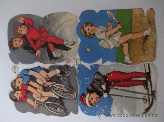 Collezionismo Figurine ritagliate antiche: MEDIA L&Aacute;MINA DE CROMOS TROQUELADOS EDITORIAL PZB N&ordm; 1391