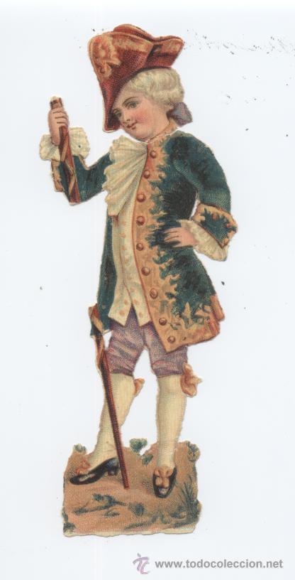 Collezionismo Figurine ritagliate antiche: CROMO TROQUELADO. COMPA&Ntilde;&Iacute;A COLONIAL MADRID. CHOCOLATES CAFES. EXPOSICI&Oacute;N UNIVERSAL PARIS 1883.12 CM.