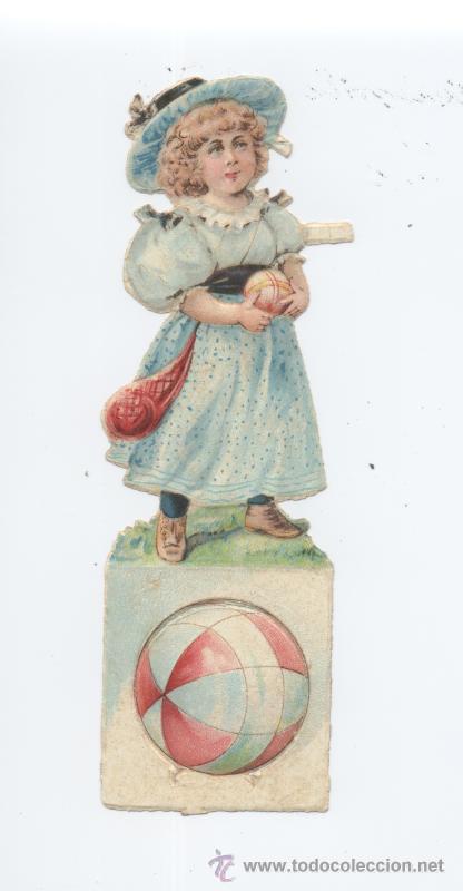 Coleccionismo Cromos troquelados antiguos: CROMO TROQUELADO. CHOCOLATE JUNCOSA BARCELONA. 11,4 CM.