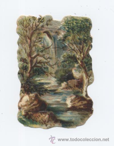 Collezionismo Figurine ritagliate antiche: CROMO TROQUELADO. CHOCOLATE E. JUNCOSA BARCELONA. 6,5 CM.