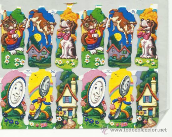 Coleccionismo cromos troquelados antiguos: BLOQUE DE CROMOS TROQUELADOS - Foto 1