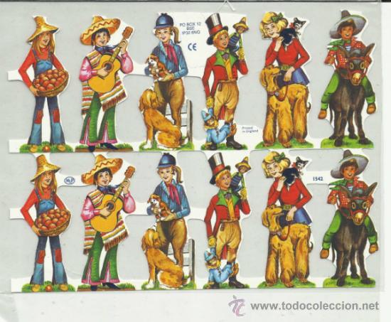 Coleccionismo cromos troquelados antiguos: BLOQUE DE CROMOS TROQUELADOS - Foto 1