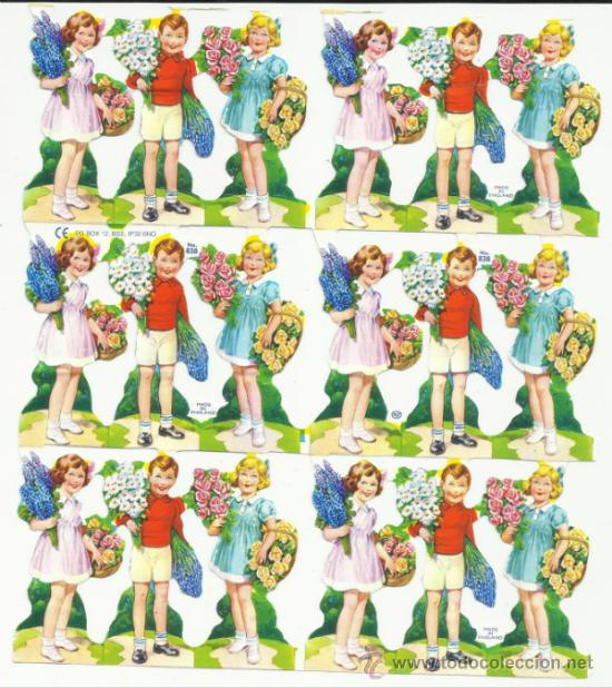 Coleccionismo cromos troquelados antiguos: BLOQUE DE CROMOS TROQUELADOS - Foto 1