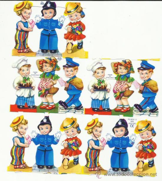Coleccionismo cromos troquelados antiguos: BLOQUE CROMOS TROQUELADOS - Foto 1