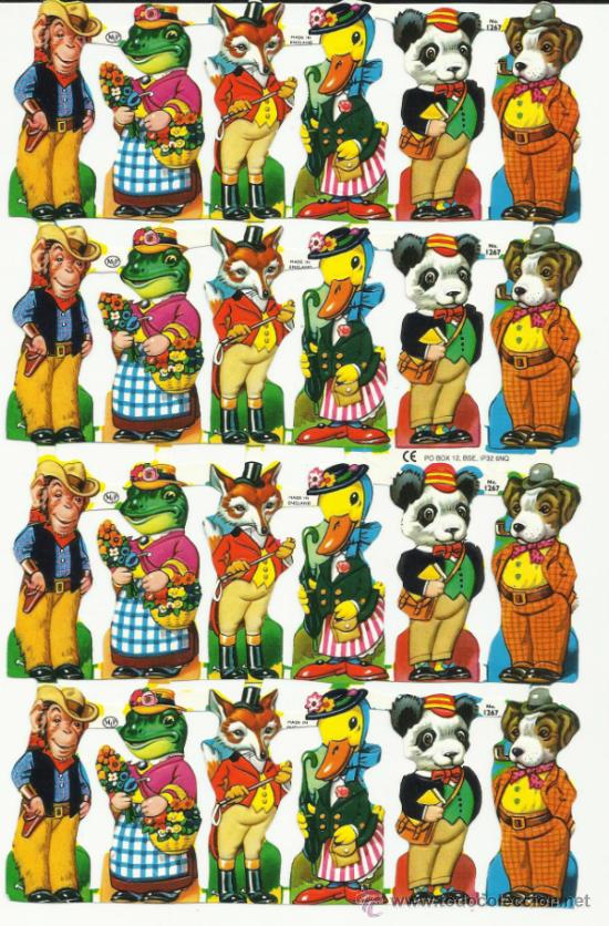 Coleccionismo cromos troquelados antiguos: BLOQUE DE CROMOS TROQUELADOS - Foto 1