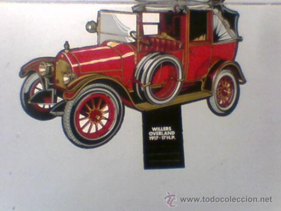 Sammeln alte gestanzte Sammelbilder: COCHE RECORTABLE PUBLICIDAD CASEN TIPO cromo Willers Overland 1917 COLECCION N&ordm;20