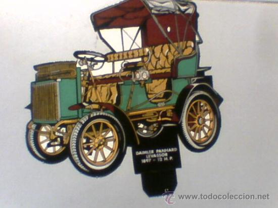 Sammeln alte gestanzte Sammelbilder: COCHE RECORTABLE PUBLICIDAD CASEN TIPO cromo Daimler Panhard Levassor 1897 COLECCION N&ordm;22