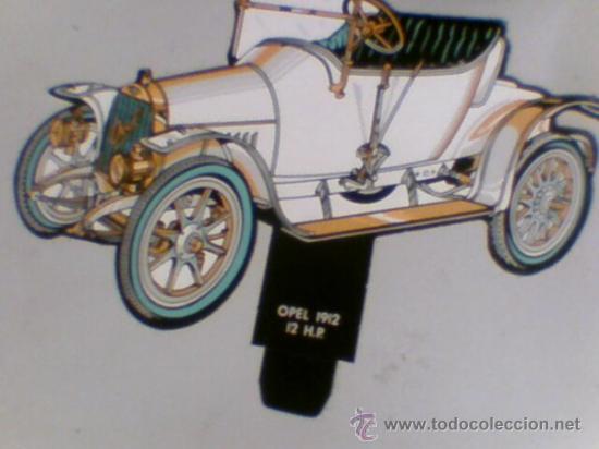 Sammeln alte gestanzte Sammelbilder: COCHE RECORTABLE PUBLICIDAD CASEN TIPO cromo Opel 1912 COLECCION N&ordm;10