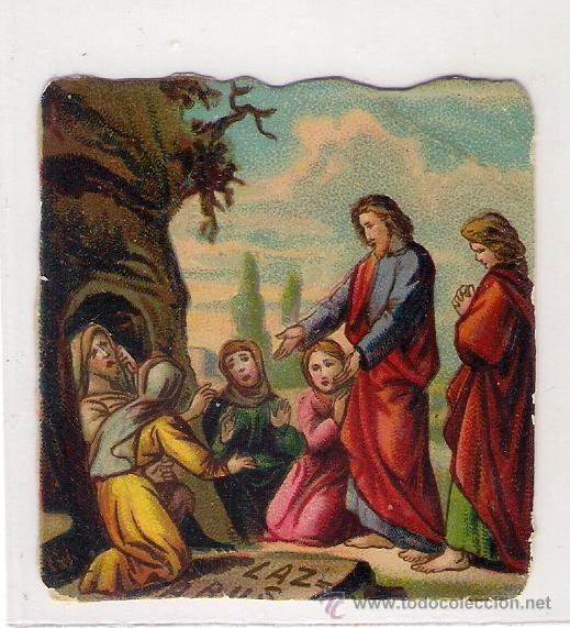 Coleccionismo Cromos troquelados antiguos: -45636 CROMO RELIGIOSO TROQUELADO SERMON , MEDIDAS 6 x 5,7, IDEAL CASA DE MU&Ntilde;ECAS, MUY ANTIGUO