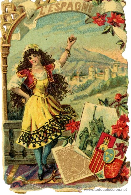 Coleccionismo cromos troquelados antiguos: Espagne. Cromo troquelado - Foto 1