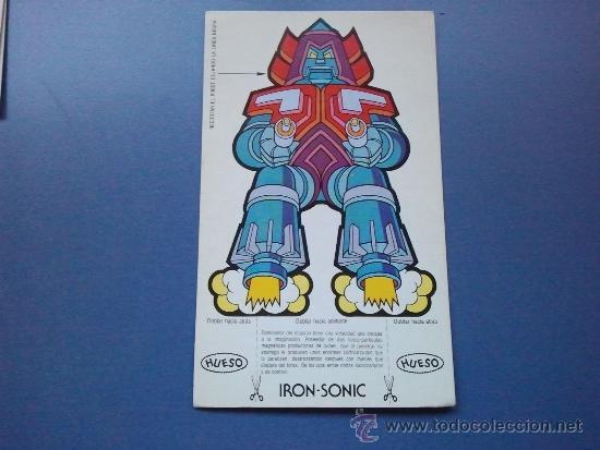 Collezionismo Figurine ritagliate antiche: cromo postal robot de bolleria hueso antiguo  precioso