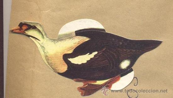 Collezionismo Figurine ritagliate antiche: Cromo troquelado Panrico, n&ordm;54 Eider Real