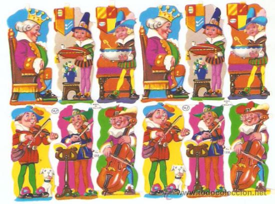 Collectable Antique Stamped Cards: Hoja de cromos troquelados . M LP 1218, con relieve . 16 x 12 cms -Vell i Bell