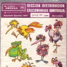 Coleccionismo Cromos troquelados antiguos: CALCOMANIAS DECORATIVAS - PRECINTADO. Lote 35576505