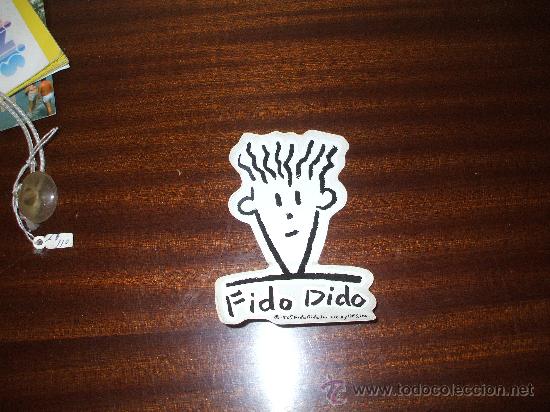 Colecionismo Cromos recortados antigos: Cromo pegatina de Fido Dido  a&ntilde;os 80