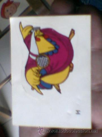 Coleccionismo Cromos troquelados antiguos: Cromo Robin Hood Clesa  pegatina letra H nunca pegada troquelado desperfecto