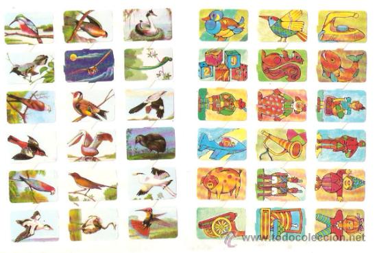 Coleccionismo Cromos troquelados antiguos: 2 hoja cromos 10,8 x 15cms. -Vell i Bell