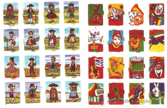 Collectable Antique Stamped Cards: 2 hoja cromos 10,8 x 15cms. n&ordm;s 4 y 17. -Vell i Bell