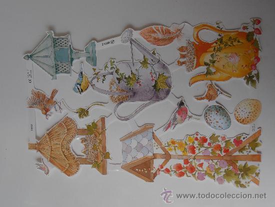 Colecionismo Cromos recortados antigos: bonita lamina de cromos troquelados