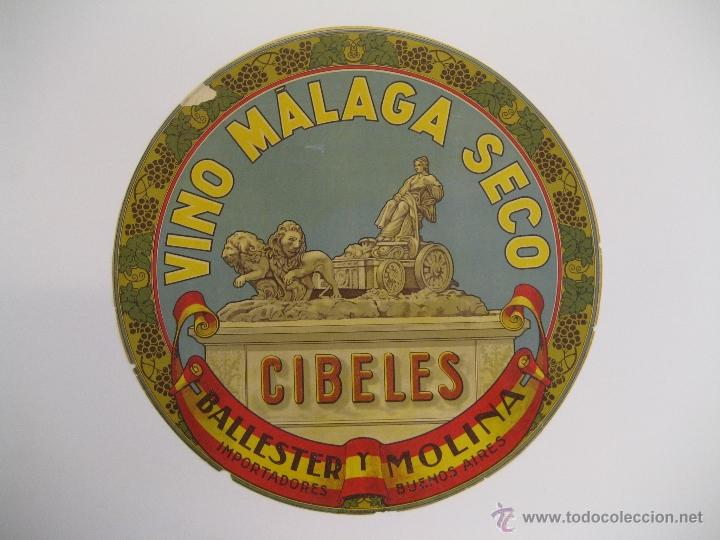 Collectable Antique Stamped Cards: VINOS M&Aacute;LAGA - BALLESTER Y MOLINA