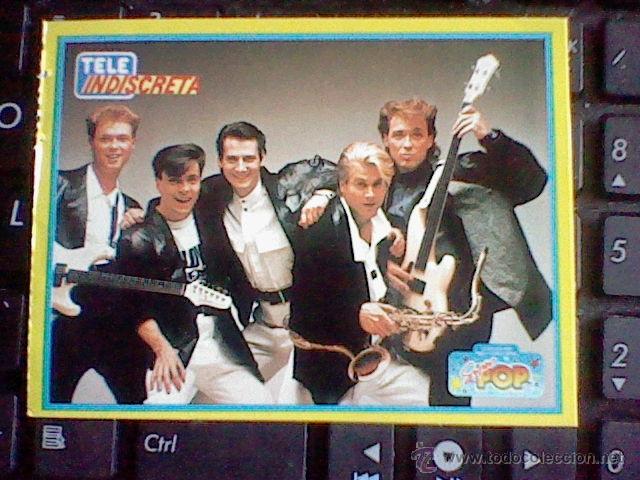 Coleccionismo Cromos troquelados antiguos: pegatina SPANDAU BALLET  revista tele indiscreta 7,5 X 10  cms teleindiscreta SUPER POP
