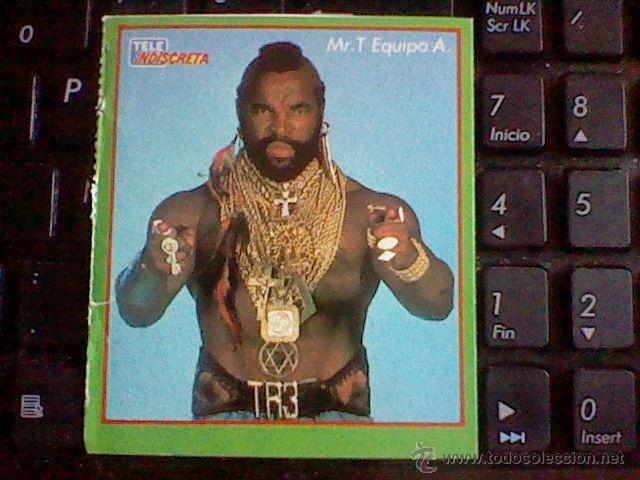 Colecionismo Cromos recortados antigos: pegatina M A MR T EQUIPO A  revista tele indiscreta 7,2 X 8,3 cms teleindiscreta