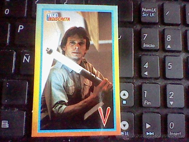 Colecionismo Cromos recortados antigos: tira pegatina serie Lagartos V revista tele indiscreta Donovan 8,5 x 5,5 cms teleindiscreta