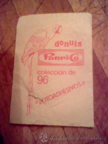 Colecionismo Cromos recortados antigos: SObre sin abrir a&ntilde;os 70 Donuts Panrico coleccion cromos Los Pajaros  atentamente