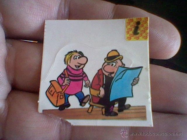 Colecionismo Cromos recortados antigos: Cromo troquelado premium snacks RISI 1988 letra i ojo con desperfecto