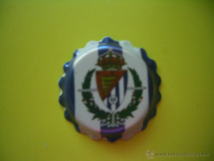Colecionismo Cromos recortados antigos: Cromo Troquelado Grefuchapa - Grefuchapas Liga BBVA 2013-2014 - VALLADOLID - M. VALIENTE