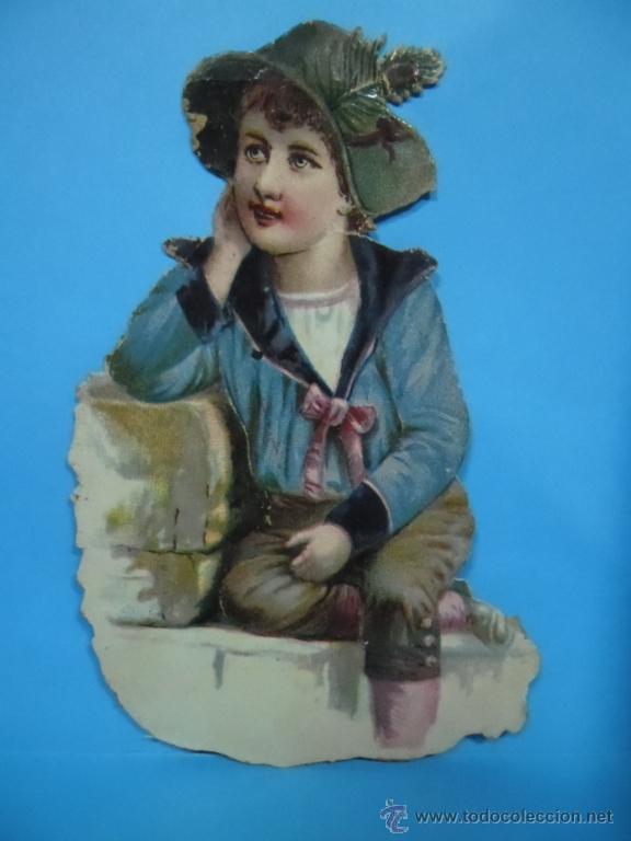 Colecionismo Cromos recortados antigos: CROMO TROQUELADO CHOCOLATE AMATLLER - 11 X 7CM