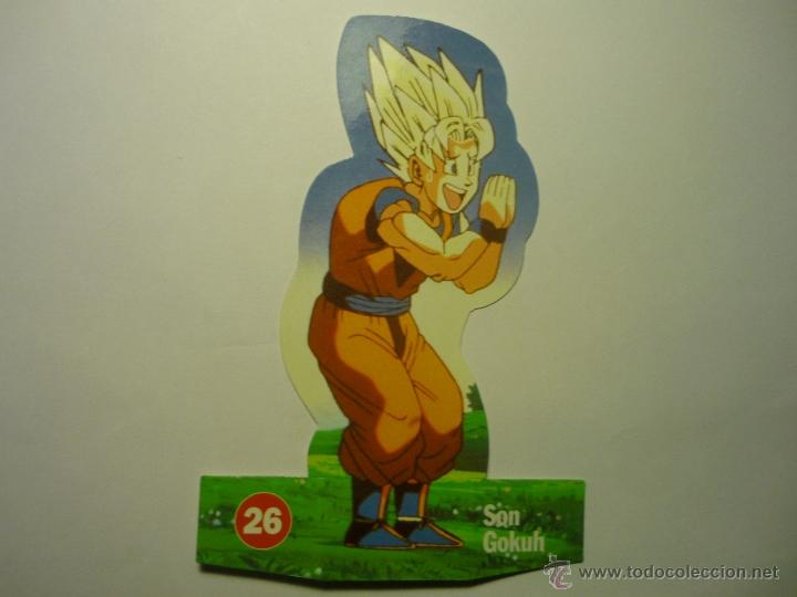 Colecionismo Cromos recortados antigos: CROMO 26 SON GOKUH-DRAGONBALLZ -BOOMER
