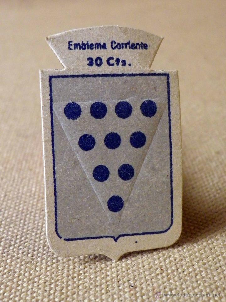 Colecionismo Cromos recortados antigos: CROMO, EMBLEMA, EMBLEMA DE AUXILIO SOCIAL, TROQUELADO, SERIE B, , GOTOR