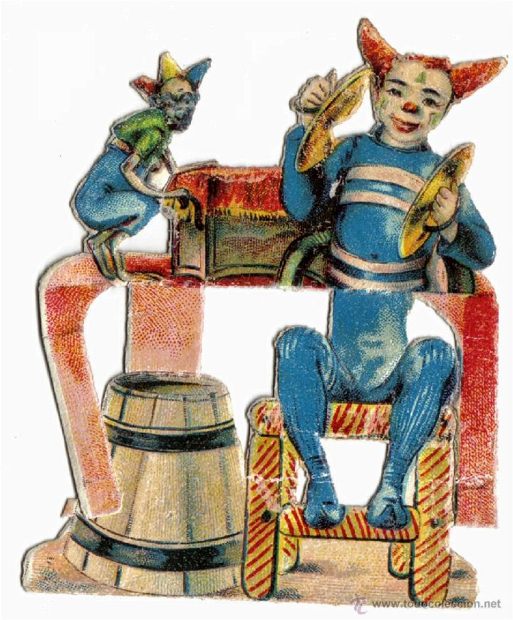 Colecionismo Cromos recortados antigos: ANTIGUO CROMO TROQUELADO.