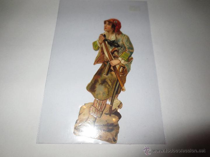 Sammeln alte gestanzte Sammelbilder: cromo troquelado. revolucionaria francesa. cromo de finales del siglo 19