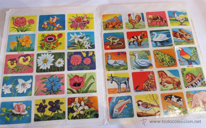 Colecionismo Cromos recortados antigos: PRUEBA IMPRENTA ORIGINAL L&Aacute;MINA CROMOS BOGA N&ordm; 204 Y 207 A&Ntilde;OS 60 CON RELIEVE