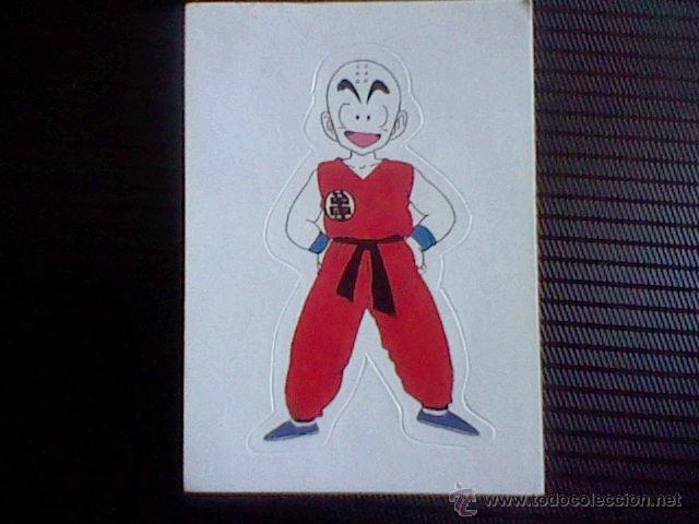 Collectable Antique Stamped Cards: cromo adhesivo nunca pegado dragon ball z panini troquelado letra J