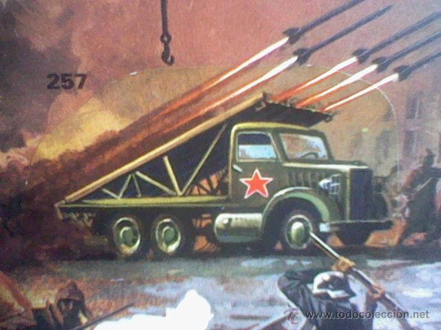 Sammeln alte gestanzte Sammelbilder: cromo troquelado recuperado del album batallas historicas leer atentamente n&ordm; 257
