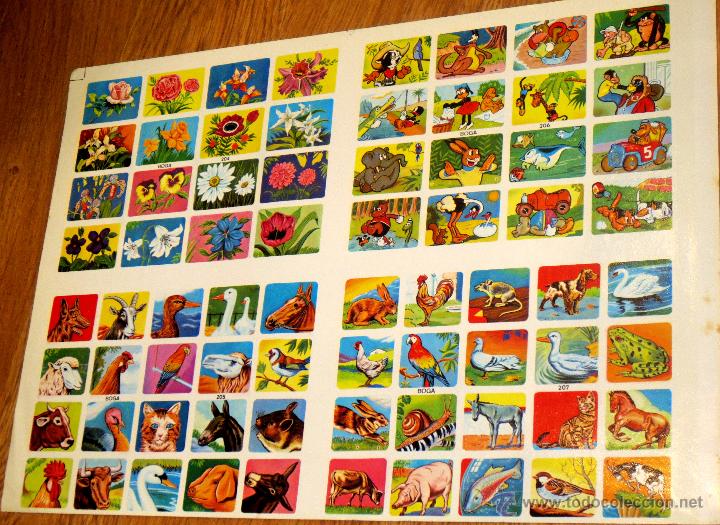 Sammeln alte gestanzte Sammelbilder: PRUEBA IMPRENTA ORIGINAL L&Aacute;MINAS CROMOS BOGA N&ordm; 204 205 206 Y 207 A&Ntilde;OS 60 CON RELIEVE