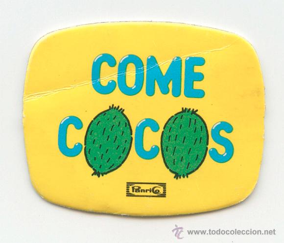 Colecionismo Cromos recortados antigos: CROMO TROQUELADO - PANRICO - COME COCOS