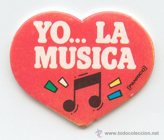 Colecionismo Cromos recortados antigos: CROMO TROQUELADO - PANRICO - YO... LA MUSICA
