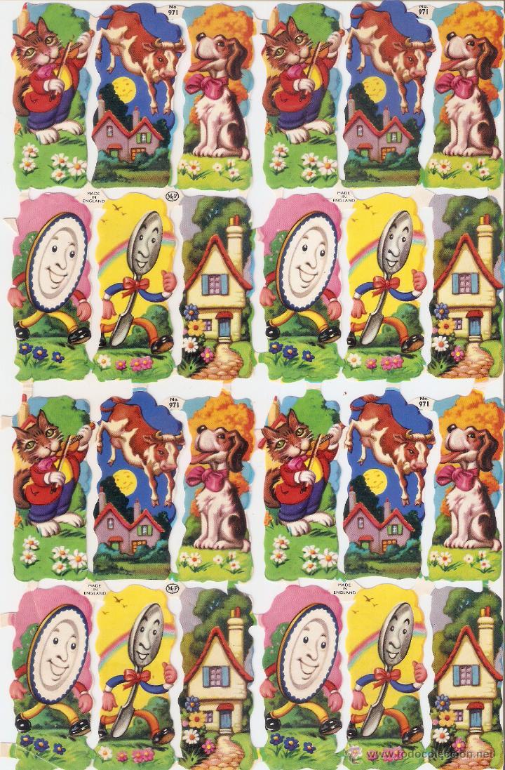 Coleccionismo cromos troquelados antiguos: LOTE CUATRO LAMINAS CROMOS - Foto 3