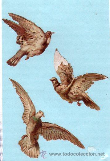 Coleccionismo cromos troquelados antiguos: CROMO TROQUELADO. SIGLO XIX - Foto 1